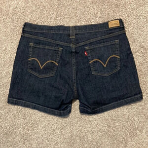 NWOT Levi’s 515  Dark Wash Denim Jean Shorts Classic Mid Rise Easy Fit 16